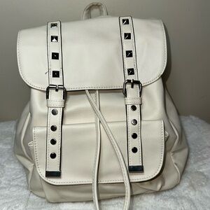 Wild Fable Cream Backpack with Studded Straps